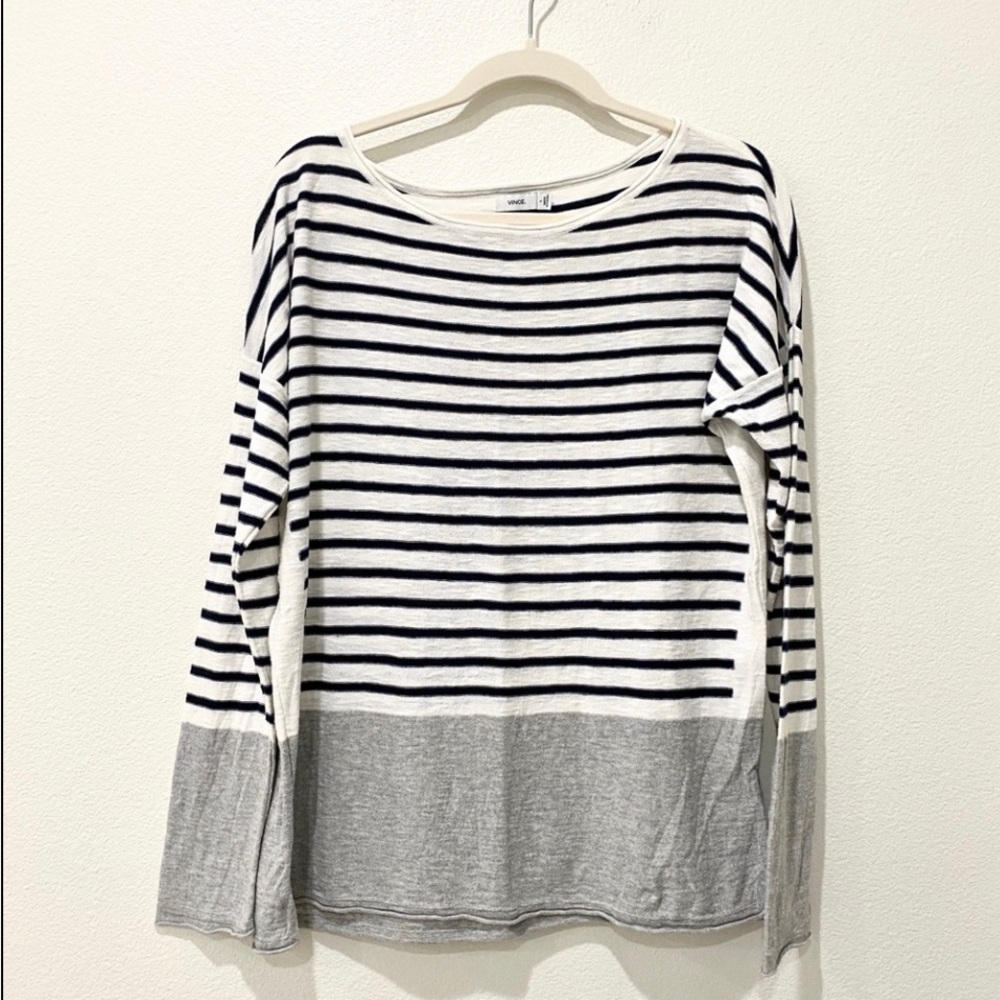 Vince Stripe Sweater Size L